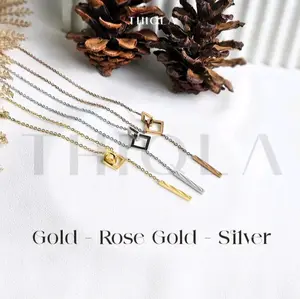 Perhiasan Thiqla - Kalung Fasl Rosegold