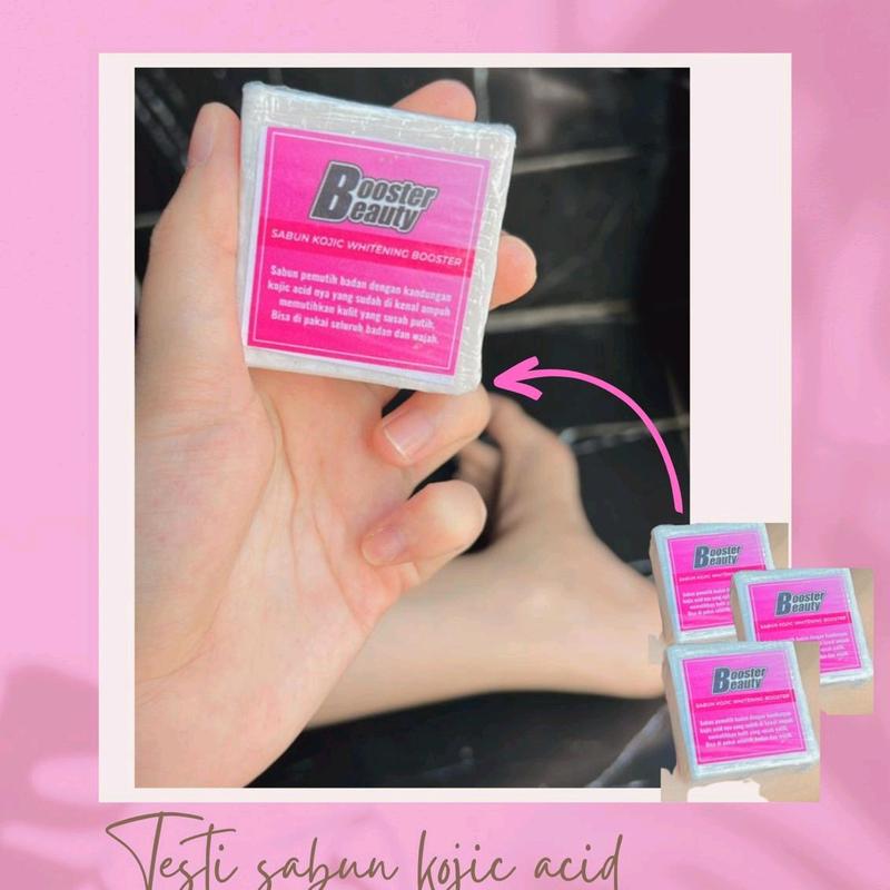 SABUN KOJIC BOOSTER BEAUTY/SABUN PEMUTIH/SABUN KOLAGEN/SABUN WHITENING  Soap Pencerah Mencerahkan 4