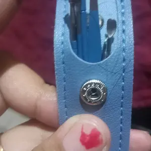 AK 2.00 - Alat Pembersih Telinga dengan Pouch Penyimpanan - Korek Kuping Bahan Stainless
