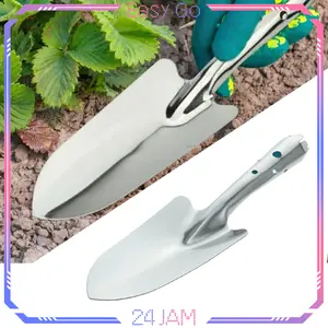 27cm Sekop Tanaman Mini Sekop Kebun Stainless Sekop Tanah Kecil Sekop Berkebun Alat Berkebun