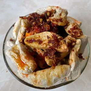 Basreng Pedas Hemat Isi 5 Biji + Chili Oil - Rasa Pedas Nikmat - Food, Spices Frozen Baso