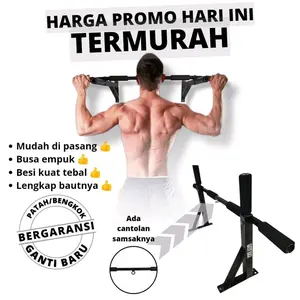 Pull Up Bar 6 Grip Gantungan Samsak Alat olahraga outdoor