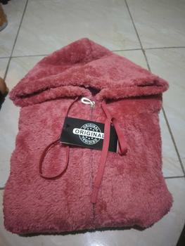 Product Review of switer Jaket Bulu  serpa dewasa Winter Hodie Bolak Balik Pria/Wanita Outer Blazer Korea Casual Tebal Keren Zipper Panjang Outdoor Nyaman Distro Fleece Custom Formal Parka Semi mantel atasan jaket cewe bulu lembut bulu import musim gugur gadis from a**i 0