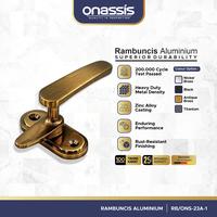 Gambar Onassis Rambuncis Jendela RB/ONS-23A-1 Pengunci Jendela Klasik Heavy Duty Zinc Alloy Casting - Antique Brass dari ONASSIS BELLUCCI OFFICIAL Kota Tangerang 1 Tokopedia