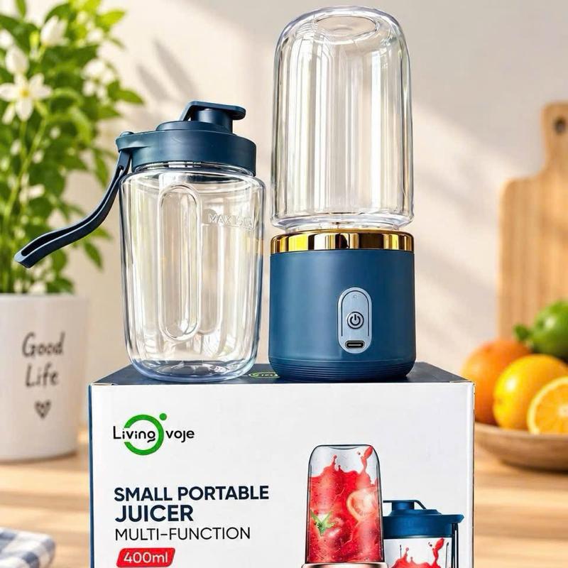 ( Ảnh Shop Chụp ) Máy xay sinh tố cầm tay 2 cối 400ml - Hkm
