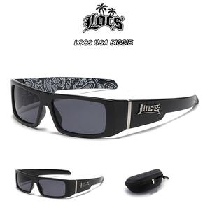 LOCS แว่นกันแดดสไตล์ยุโรปและอเมริกา ดีไซน์แบบยุโรปและอเมริกา พร้อมเลนส์ UV400 ความละเอียดสูง ปกป้องดวงตาจากแสงแดด