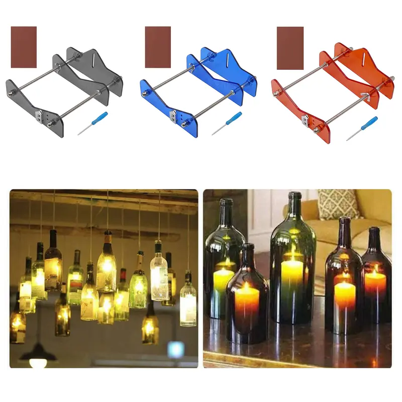 Dụng Cụ Cắt Kính, Tự Làm, Để Cắt Rượu, Bia, Phụ Kiện Dụng Cụ Cầm Tay 3 Màu Có Sẵn 0