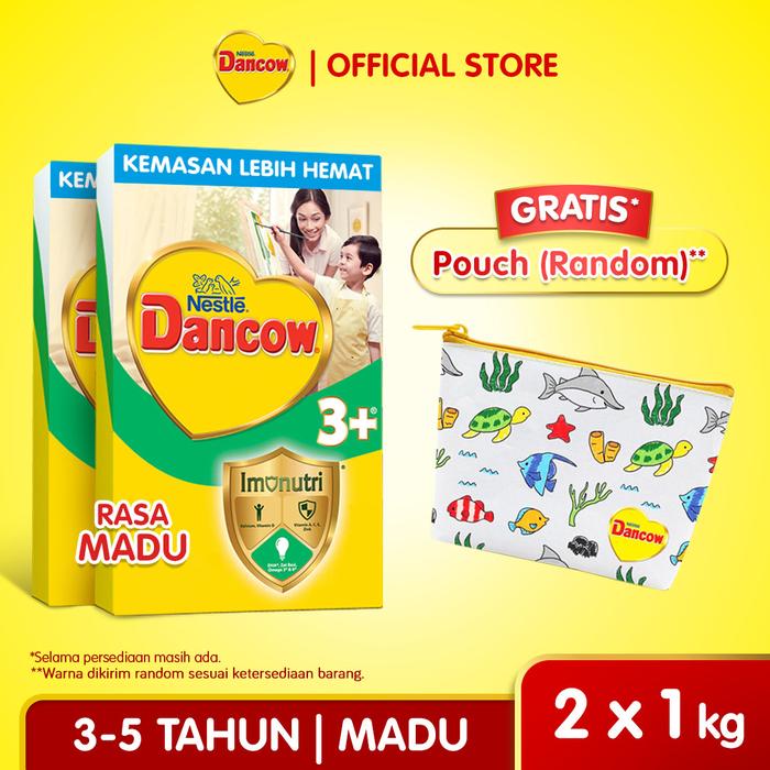 Gambar Nestle DANCOW 3+ Madu 3-5 Tahun 1Kg x 2 FREE Pouch Kain dari Dancow Indonesia Kota Tangerang Tokopedia