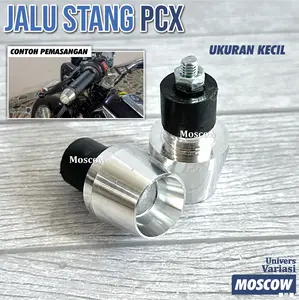 BANDUL STANG CHROME JALU STANG PCX CROME JALU BANDUL UNIVERSAL MOTOR JALU STANG MODEL PCX ORI STANDAR CHROME SET KIRI KANAN CROM  NINJA VIXION VEGA JUPITER MIO FINO SOUL VARIO SCOOPY GENIO NMAX AEROX ADV KLX RXKING CBR GSX SMILE GT 125 DLL Motorcycle