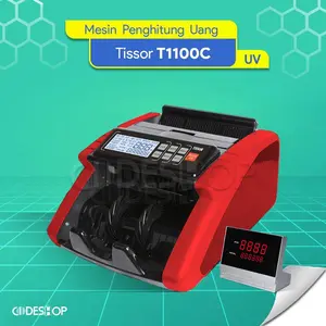 Tissor T1100C Mesin Penghitung Uang Bill Money Counter Alat Hitung Cepat Akurat