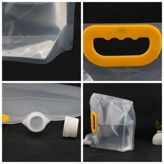 {TST} COD- Kantong Kemasan Transparan Pouch Penyimpanan Makanan Anti Jamur Resuable Jerigen Air Lipat Portable Kantong Penyimpan Makanan Refillable Water Bag Serbaguna 6
