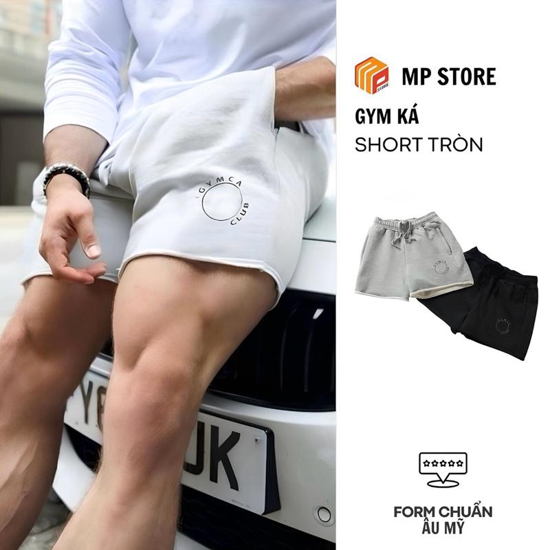 [ Xem Feedback ] Quần Short Thể Thao Nam 6inch Hoạ Tiết Tròn Form Chuẩn Local Brand 2025