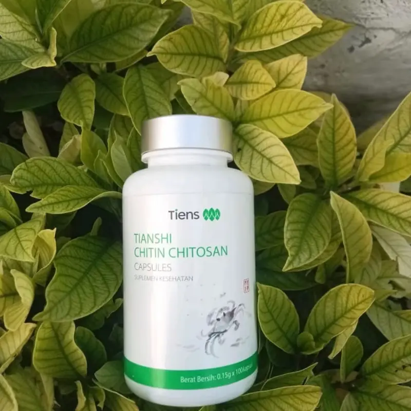Tianshi Chitin Chitosan Original Tiens Kapsul - Serat Shitin Cina Solusi Asam Lambung Maag Gerd - Bpom Halal 3