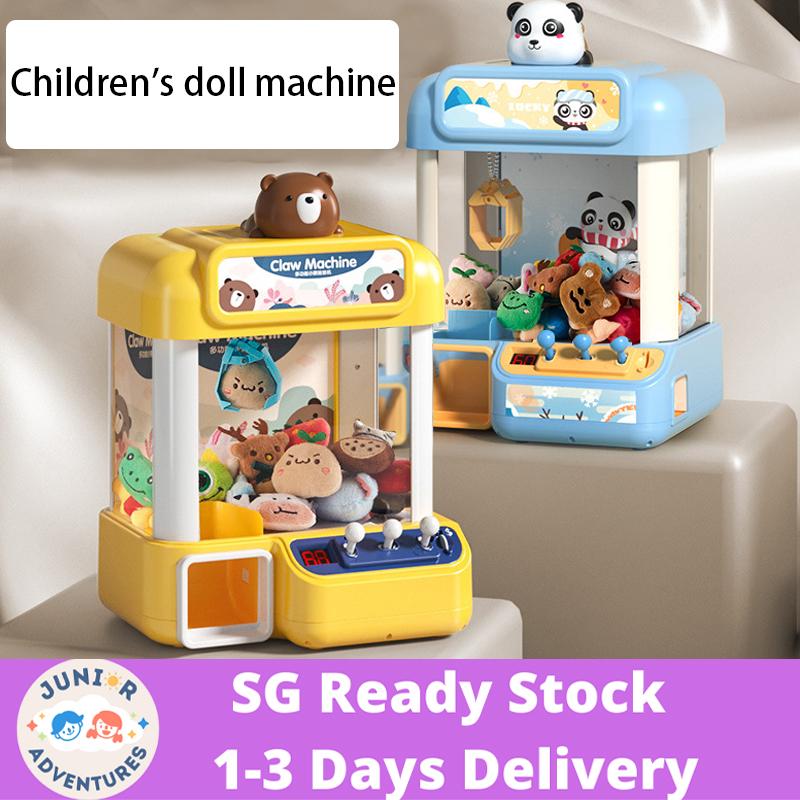 Product Introduction of Kids Mini Arcade Grabber- Claw machine Toy Doll Dispenser Crane Toy Great Gift for Birthday & Christmas -with LED Light -Fairy Tale 15