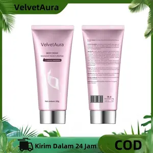 VelvetAura COD Pemutih Badan Instan Brightening Body Lotion Body Cream Bleaching Badan Glowing Mencerahkan Memperbaiki Kulit Gelap Menghilangkan Melanin Body cream 100g