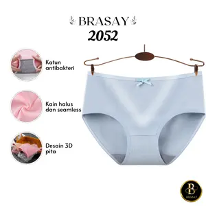 Brasay Celana Dalam Wanita Polos Underwear Wanita Seamless 2052 Brasay Celana Dalam Wanita Polos Underwear Wanita Seamless 2052