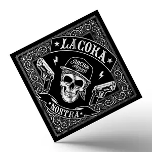 Arch Apparel - Slayer / Bandana / Scarft / Syal / Ikat Kepala / Bando / Skena / Streetwear / Fashion / Music / Rock / Punk / Oldschool / Skull / Motorcycle / Bikers Aksesoris