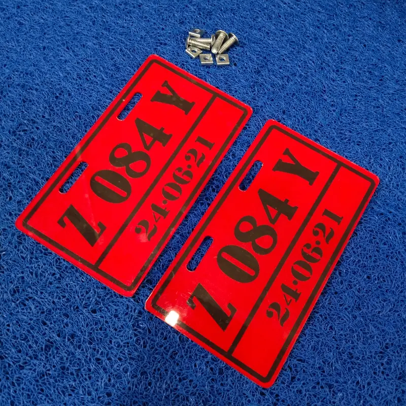 Aksesoris Sepeda Listrik Custom Request Nama dan No 8