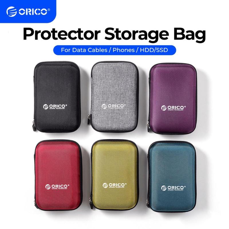 Hộp đựng ổ cứng ORICO 2,5 inch HDD / SSD Bảo vệ ổ cứng Túi đựng ổ cứng gắn…