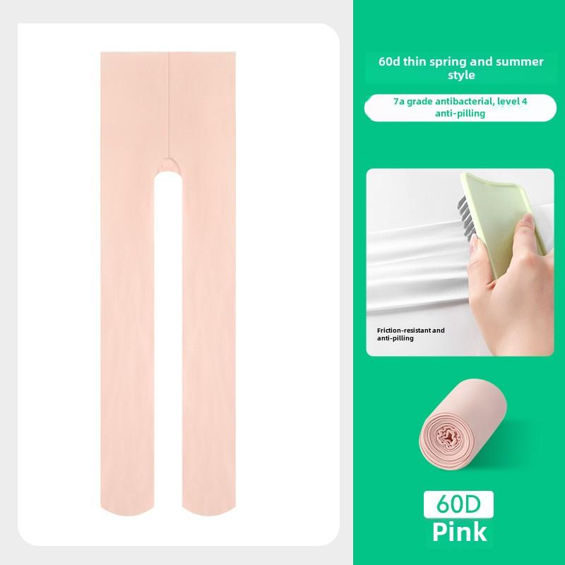 Product Introduction of Hight Quality Girls Ballet Tight Socks Dance Socks Pantyhose Girls Exam Practice White Bottoming Socks 4
