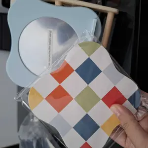 Learning Time Tummy Time Stand - Kartu Warna Kontras & Kaca Untuk Tummy Time Newborn Usia 0-6 Bulan