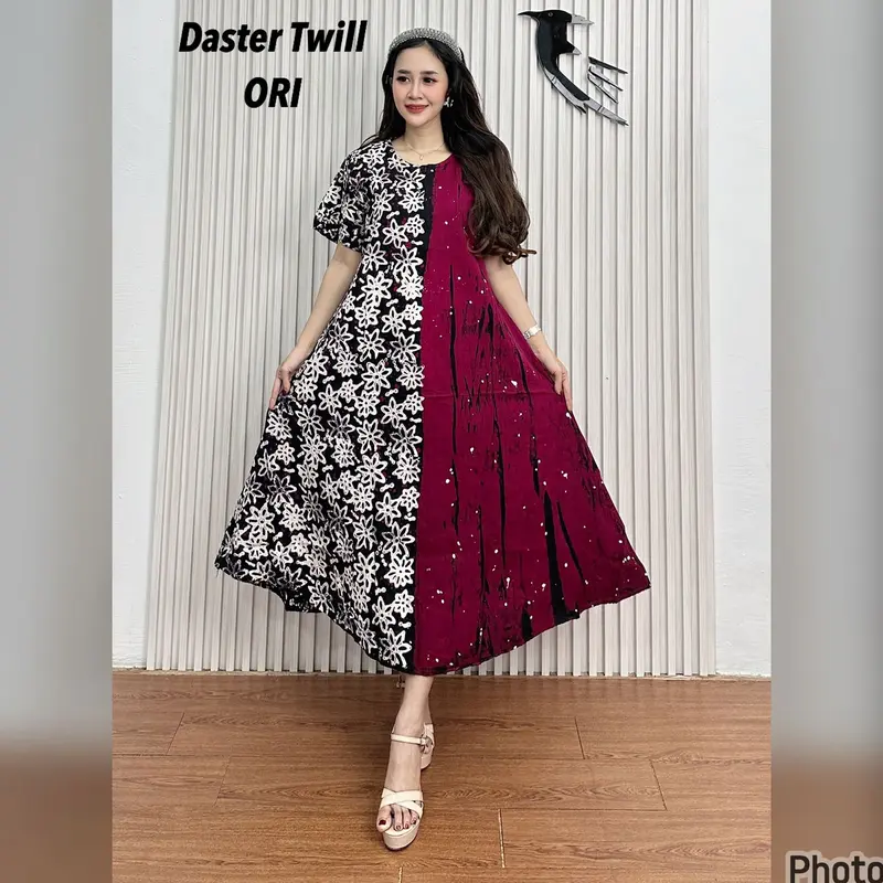[Juragan Daster Twill] Daster Twill Ori Daster Wanita By Batik Hudhud Size Standar Ld 105 Panjang 120 Busui  Bumil Ada Saku Cap Malaman 0
