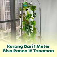 Gambar INFARM -  Growing Tower Tanah Vertikultur Vertikal Garden Paralon Panjang 50 cm Bahan PVC Premium 12 Lubang Media Diameter Tower 12.5 cm - Warna dari Infarm Kota Surabaya 3 Tokopedia