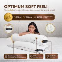 Gambar Guling Hotel Bulu Angsa Asli, Type Regent 100% Down (SOFT) 37x92cm dari ddpillow Kota Administrasi Jakarta Barat 3 Tokopedia