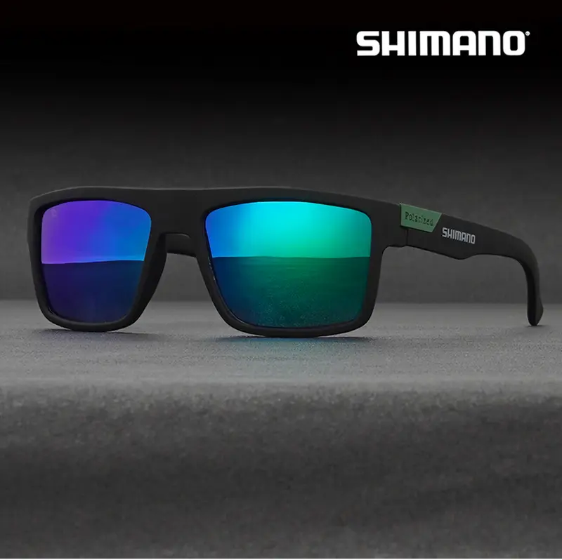 Shimano Kính râm phân cực chống chói cho nam và nữ Lái xe câu cá Đi xe đạp UV400 Goggles 2