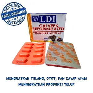 CALVEEX REFORMULATED VITAMIN - MINERALS UNTUK AYAM ADUAN