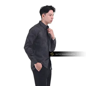 Batik Sanarakarta Kemeja Pria Slimfit Lapis Furing Premium SNR00127