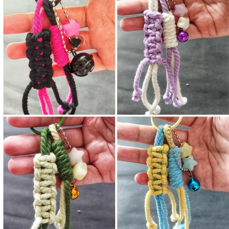 Ganci krincing- kunci macrame/Bag charm/keychain Tas Ganci/ gantungan krincing 1
