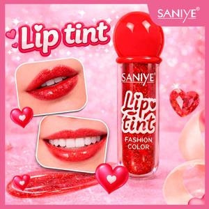 SANIYE lápiz labial de larga duración, brillo labial que no mancha, esmalte de labios hidratante que no se desvanece, para añadir un color natural y duradero a tus labios.