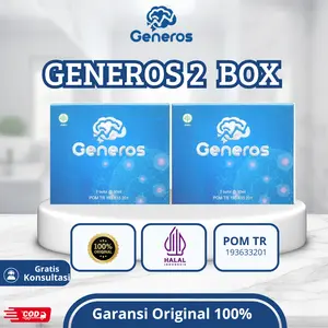 Generos Paket 2 Box Suplemen Nutrisi Otak Anak Atasi Speech Delay Meningkatkan Kecerdasan Halal BPOM TR 193633201