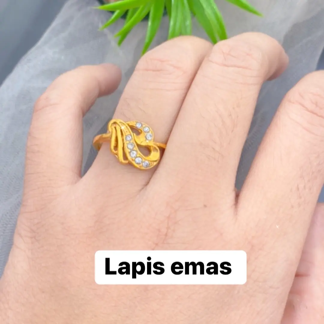 Cincin lapis emas awet tahan lama tidak mudah luntur bisa di sepuh ulang