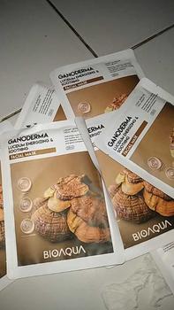 Product Review of 【masker 10pcs set】BIOAQUA Masker Varian Biji Buah/ Cereal Series Facial Mask/Nourishing Series Sheet Masks Pearl / Ginseng / Caviar / Bird's Nest / Black Truffle / Ganoderma Facial Mask 28ml/pcs from z**a 0