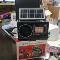 Gambar New Souness Radio FM/USB Portable Rechargeable solar cell panel dari winnerelectronicstore28 Kota Medan 1 Tokopedia