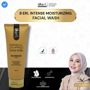 B Erl Cosmetics Intense Moisturizing Facial Wash Mencerahkan Niacinamide Membersihkan