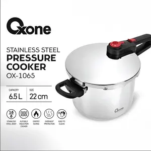 Oxone OX1065 Presto Pressure Cooker Stainless Steel 6.5 Liter