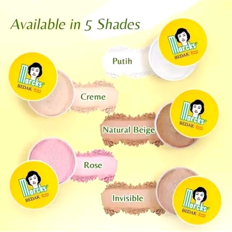 Bedak Tabur Marcks 40gram Powder Wajah 1