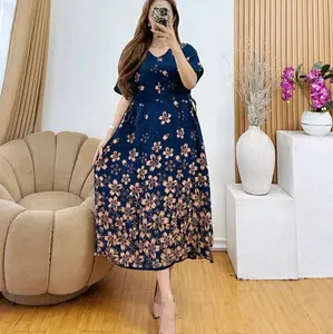 Daster Wanita Jumbo LD 120CM PB 118CM Baju Tidur Adem Nyaman Harian Daster Wanita Longgar Adem Dan Baju Tidur Santai Cocok Remaja Hingga Ibu Rumah Tangga