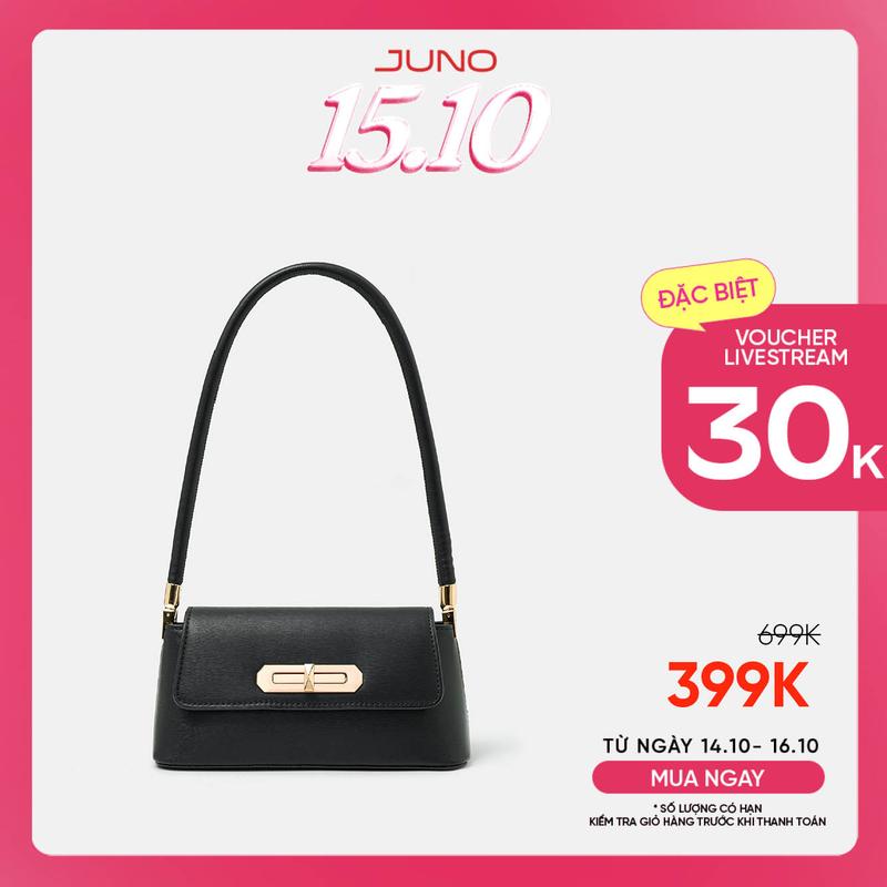 JUNO Túi Xách Nhỏ Baguette Đeo Vai Khoá Xoay - TXN832