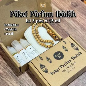 Dear Up Paket Parfum Ibadah Isi 3 Pcs Parfum Bibit Non Alkohol 15 Ml Terbaru