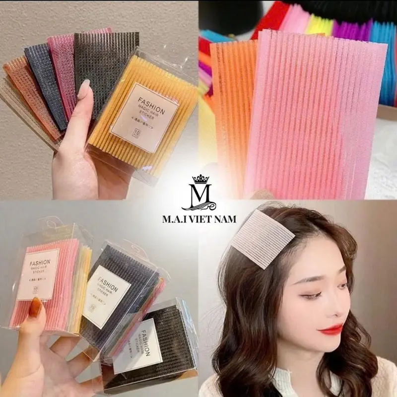 [HỘP 10 MIẾNG] Miếng Dán Tóc Dán Mái Cố Định