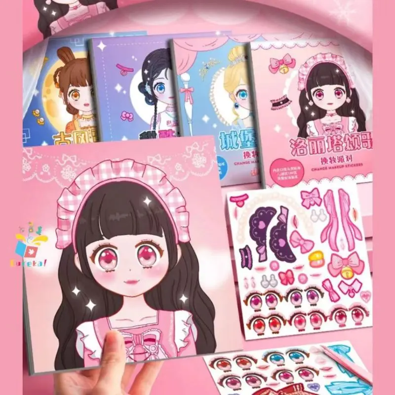 Sticker Make Up Anak untuk kreatifitas Paper Toys Perempuan 0