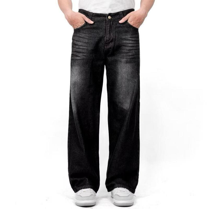 (unisex) gombrong jeans remaja cowok cewek skena korean style Celana Panjang Boyfriend Loose 0