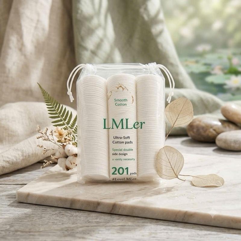 Bông tẩy trang wowstar 201 miếng 100% cotton tự nhiên mềm mịn zai