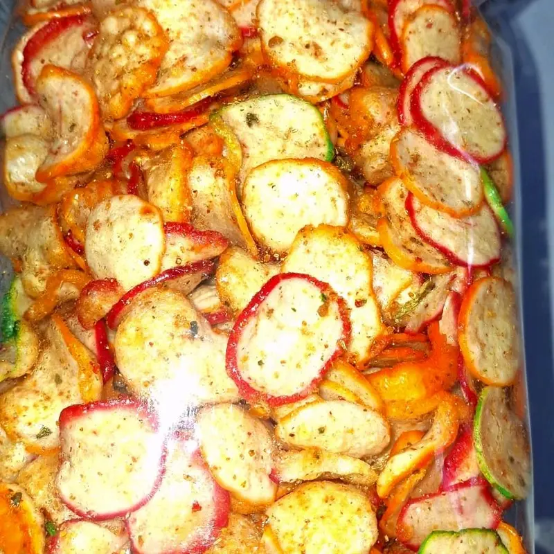 seblak kering kerupuk bawang(250 gram) pedas daun jeruk Keripik Krupuk 1