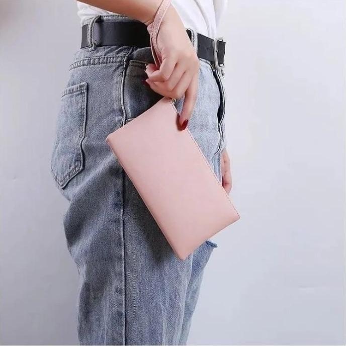 MARIONE Dompet Panjang Clutch Wanita Elegan Kasual untuk Tempat HP dan Uang 2