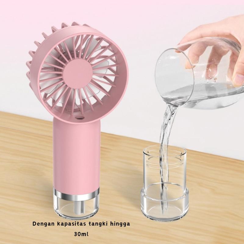Kipas Angin Mini Fan dan Face Mist Portable USB Rechargeable - Kecil dan Isi Ulang 2